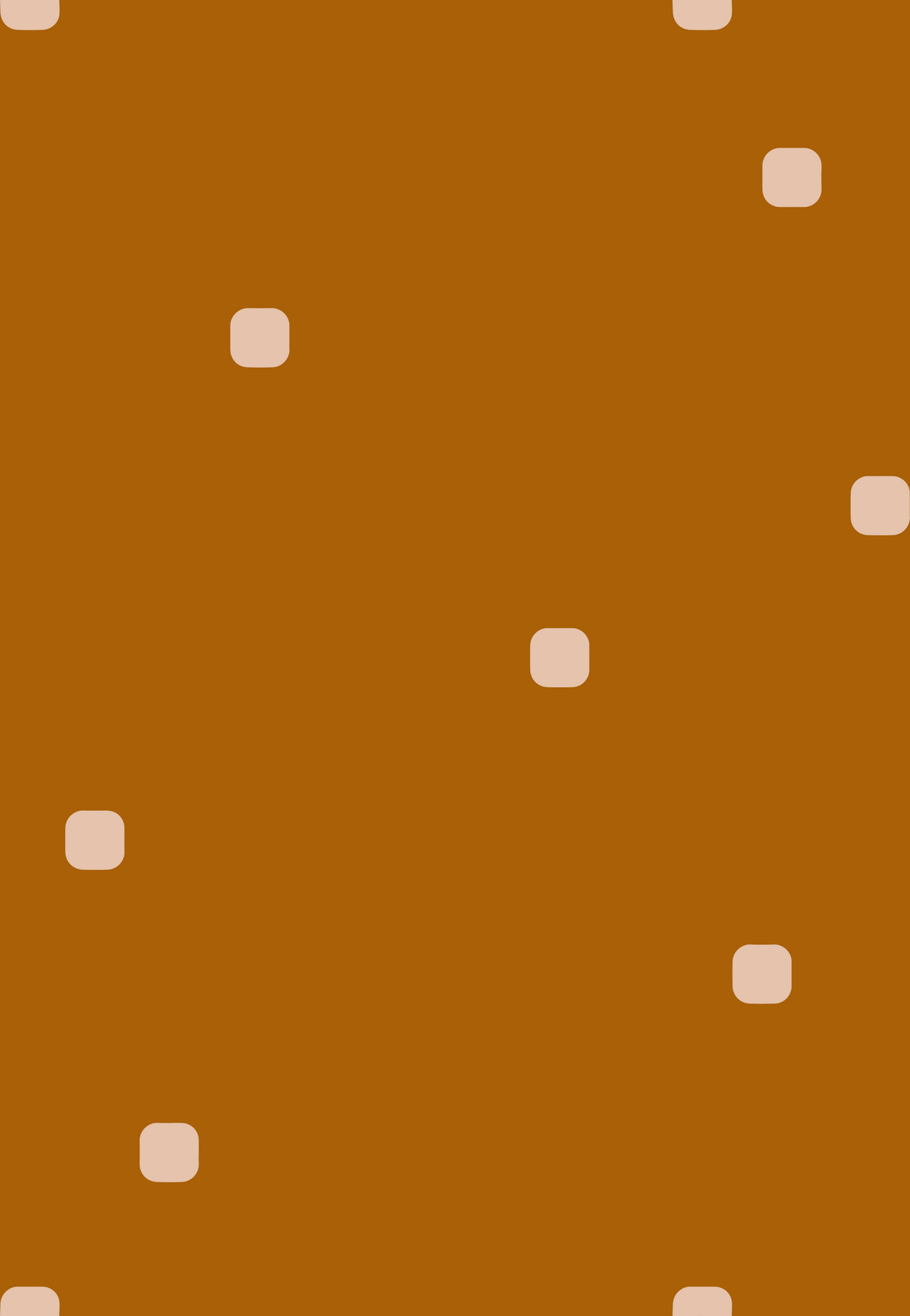 Terrakotta Beige Prickig Tapet Retro Minimalistisk Tapet⁠