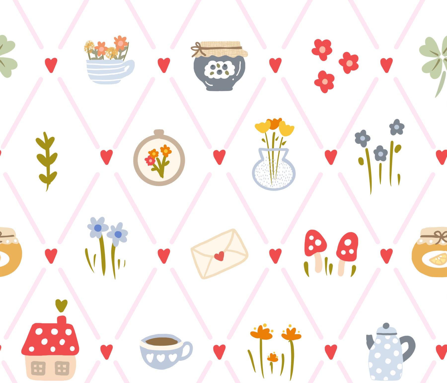 Cozy Cottage Charm Wallpaper⁠