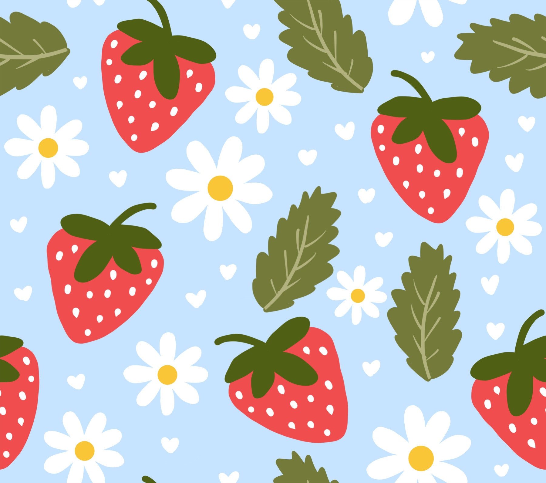 Sweet Berry Bloom Tapet in your room — zoomed