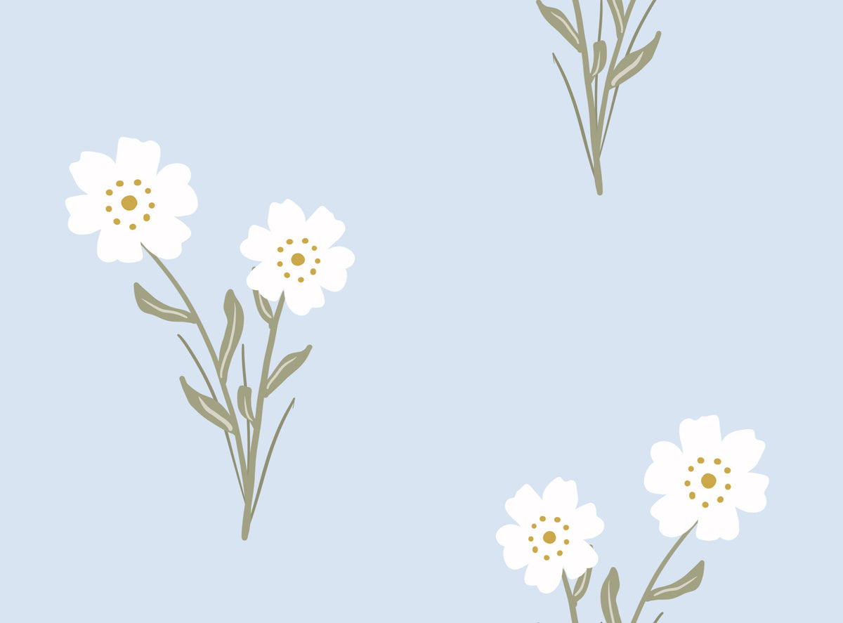 Soft Bloom Serenity Tapete in your room