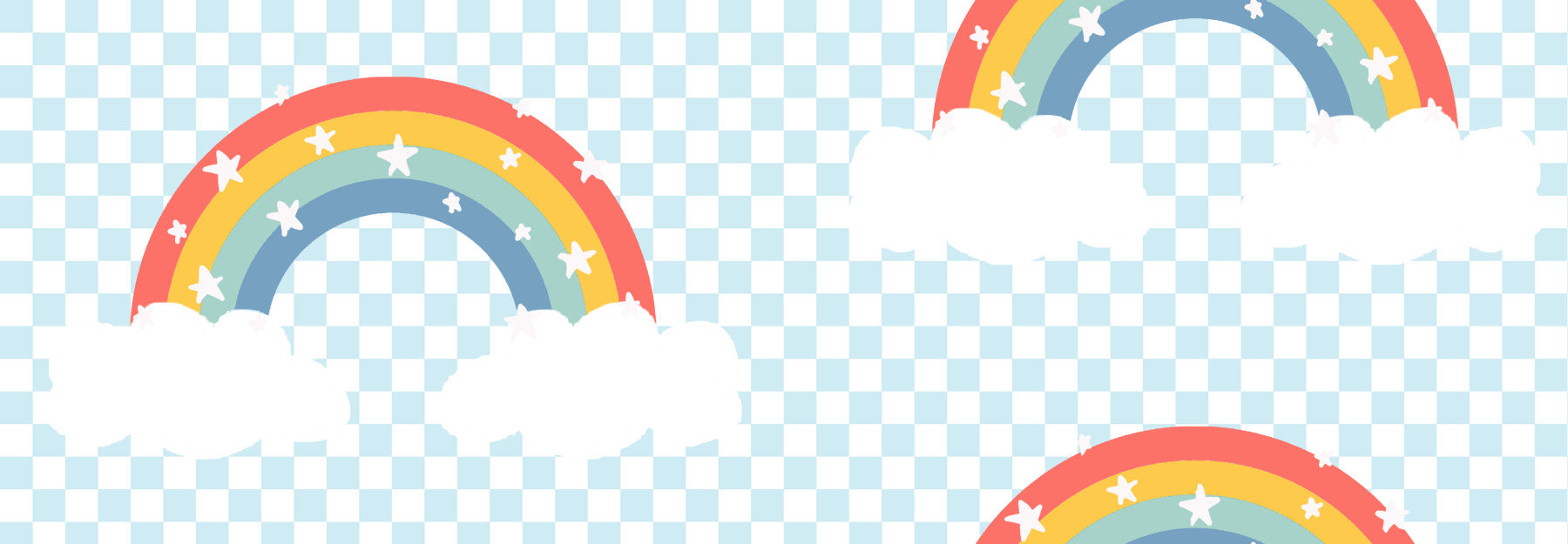 Regenbogen- & Sternenhimmel Tapete⁠ in your room — zoomed