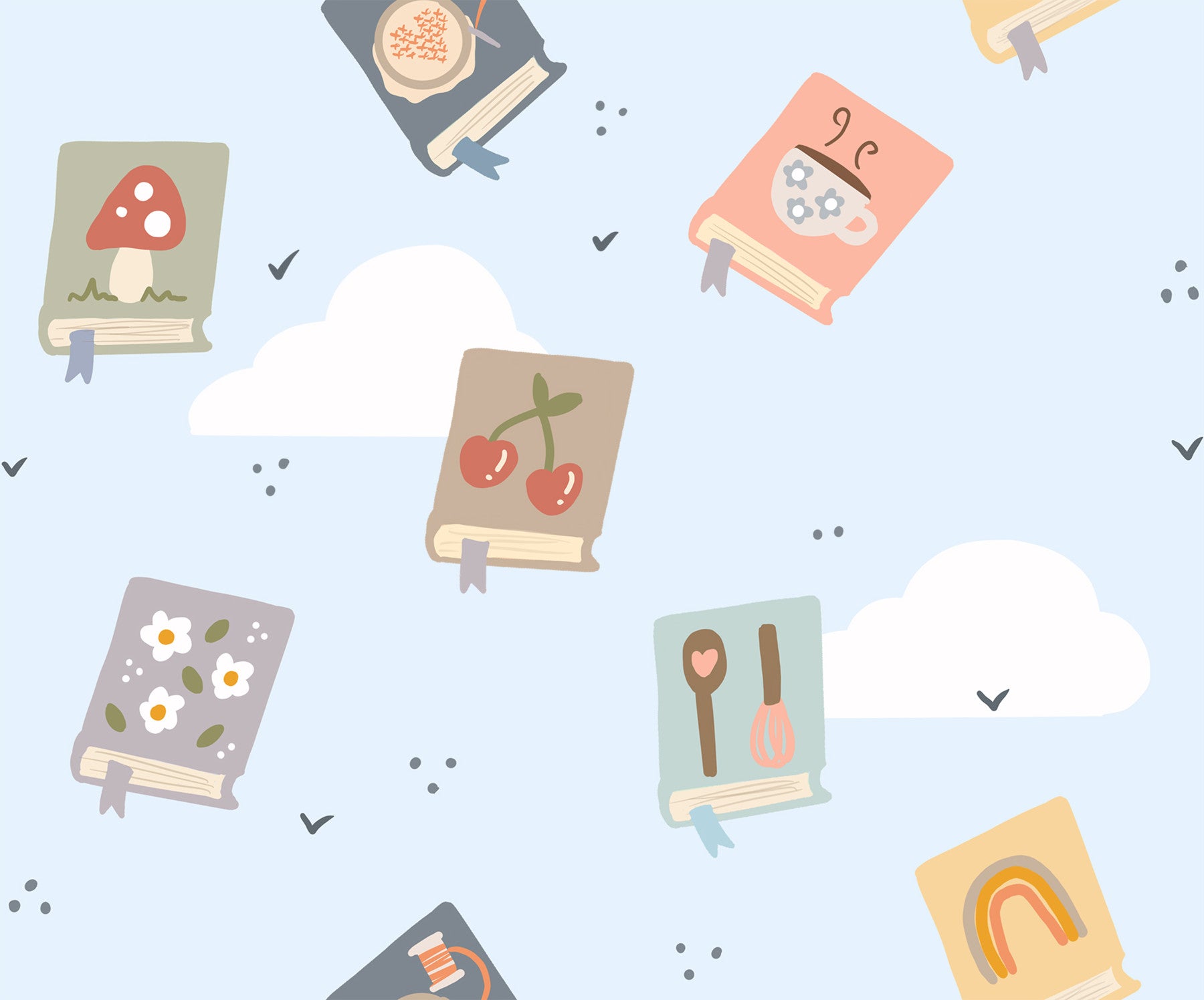 Papel Tapiz Sueños de Amantes de los Libros