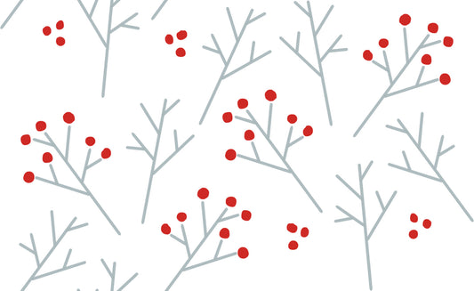 Scandi Berry Branches Wallpaper⁠