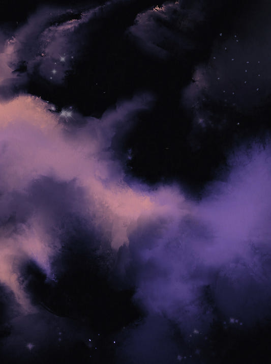 Fresque murale Ciel étoilé riche de la galaxie Nébuleuse