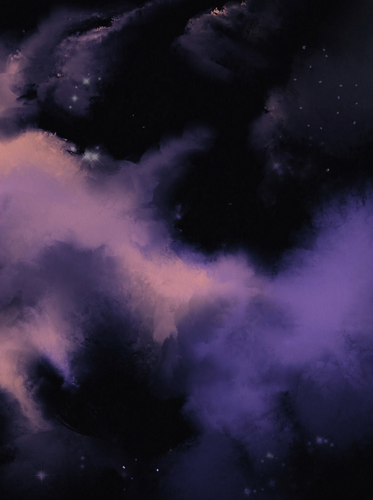 Nebula Galaxy Rich Starry Sky Wall Mural in your room