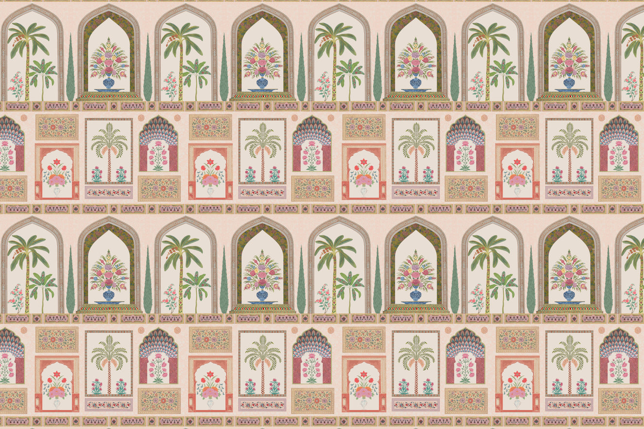 Mughal Garden Palace Wall Mural