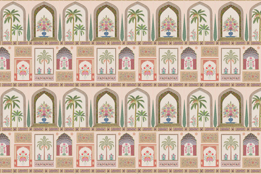 Mughal Garden Palace Wall Mural