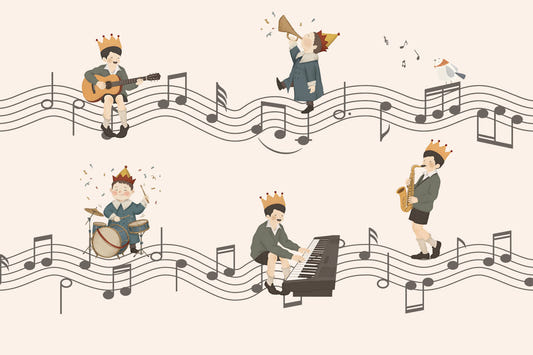 Wandbild „Whimsical Melody Makers“