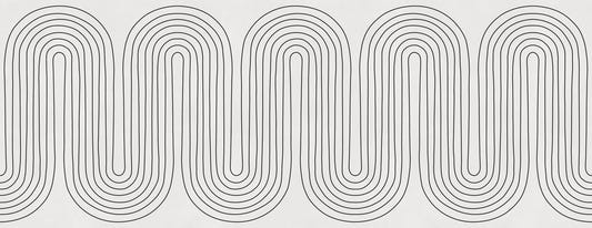 Subtiler Bogenrhythmus 2 Wandbild
