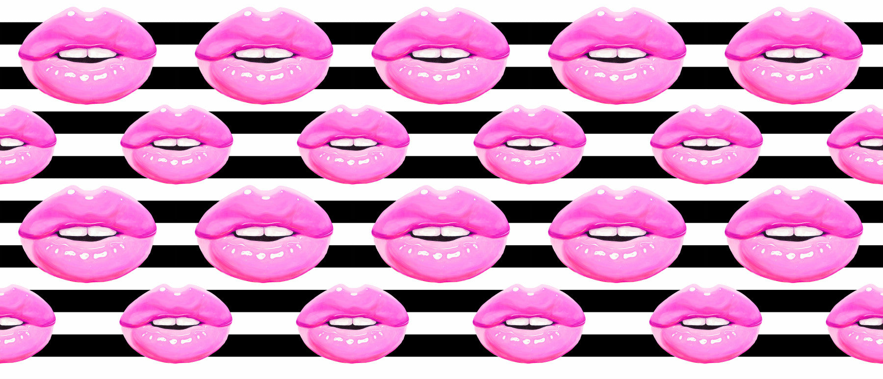Papel de Parede Pop Kiss Stripes