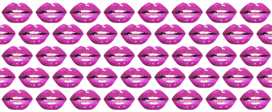 Roze Pout Pop Art Muurmuurdecoratie