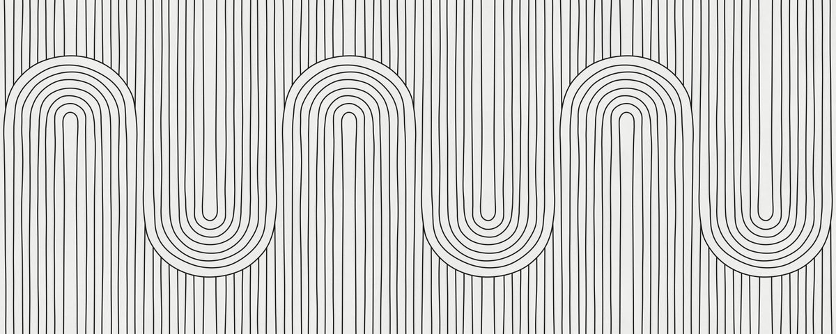 Tapeta ścienna Łuki Liniowego Rytmu in your room — zoomed