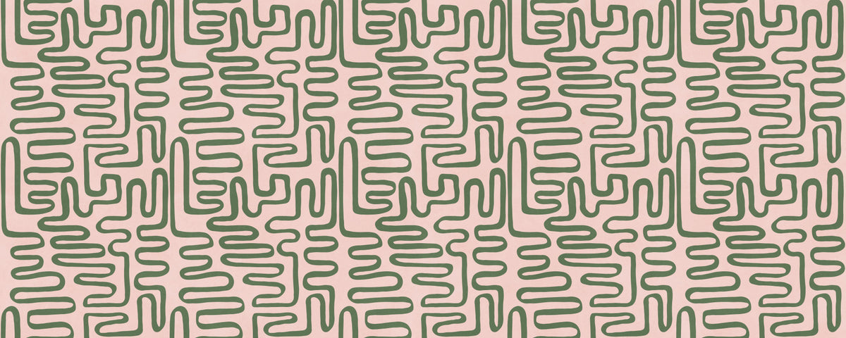 Soft Flow Maze Wall Mural in your room