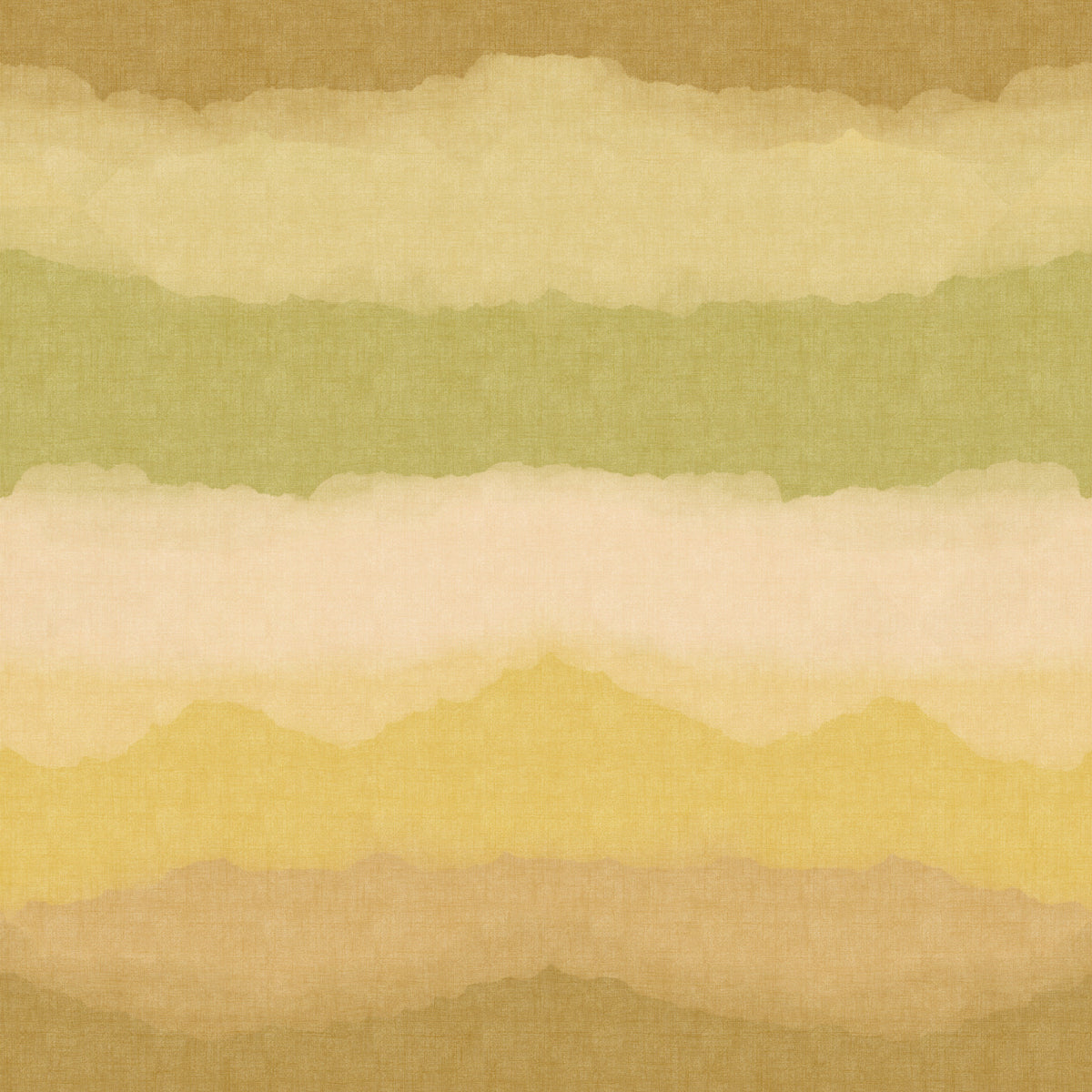 Relax Greenery Gemalte Horizont Tapete⁠ in your room — zoomed