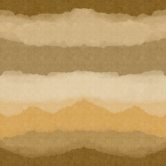 Relax Ocher Painted Horizon Wallpaper⁠