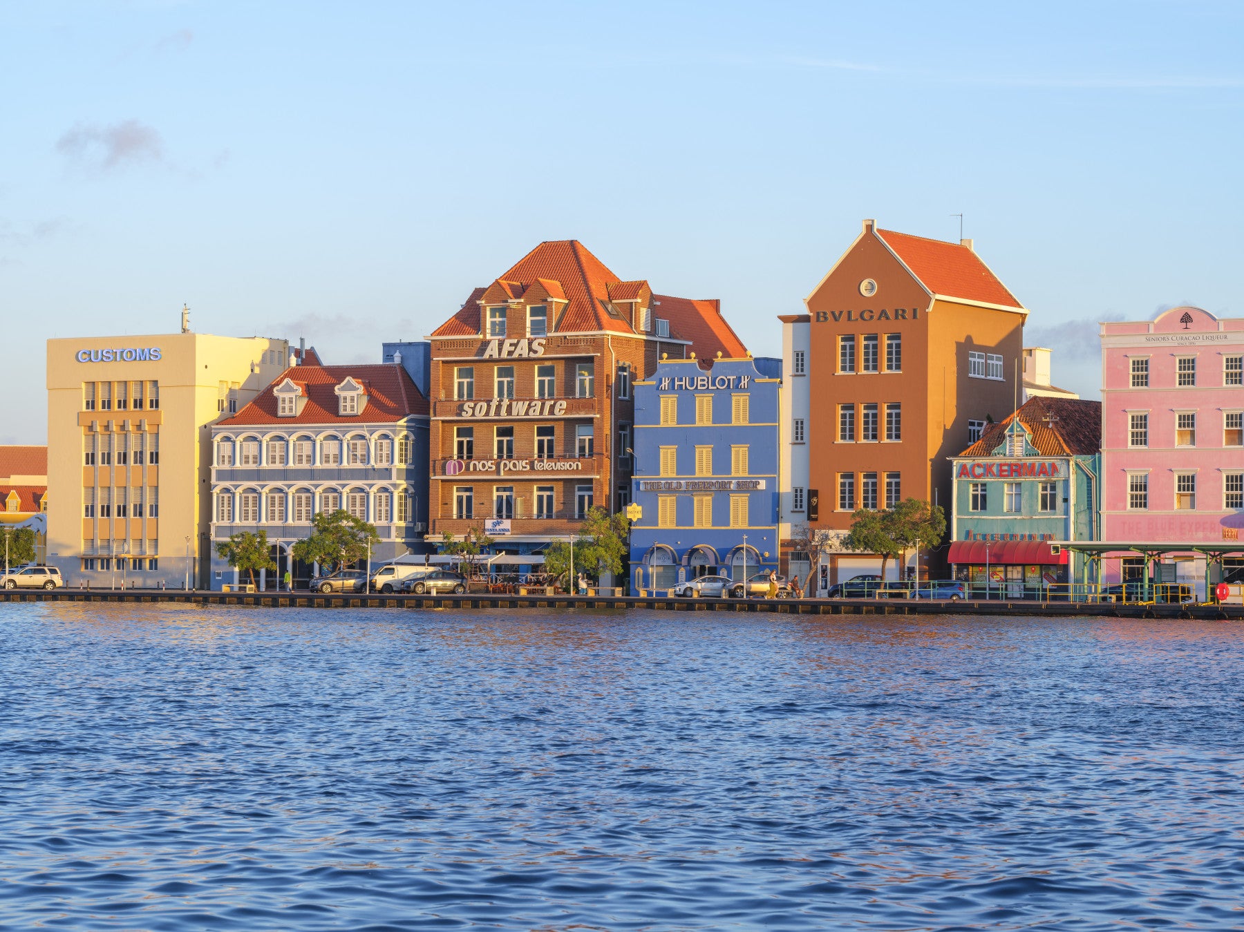 Wandbild Hafenfarben von Willemstad