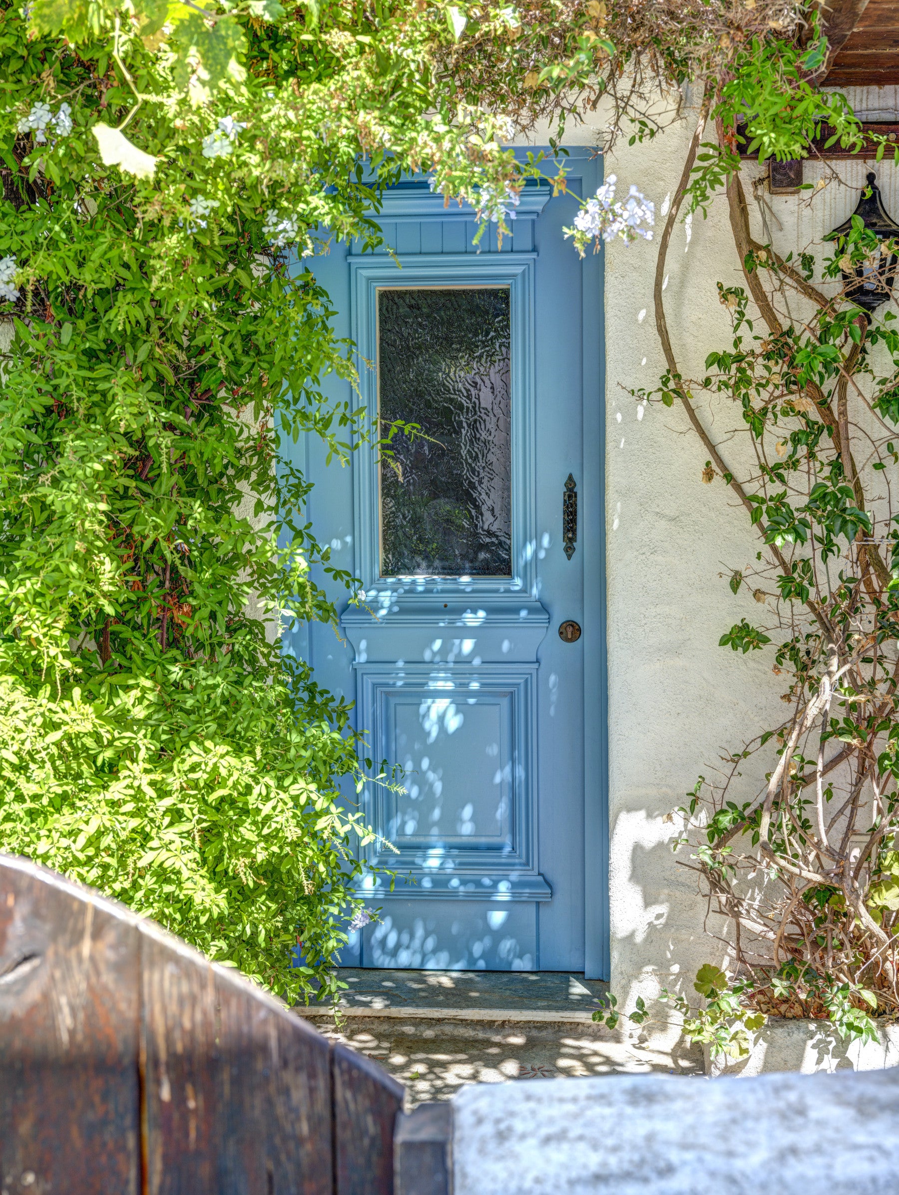 Azure Doorway Serenity Wall Mural