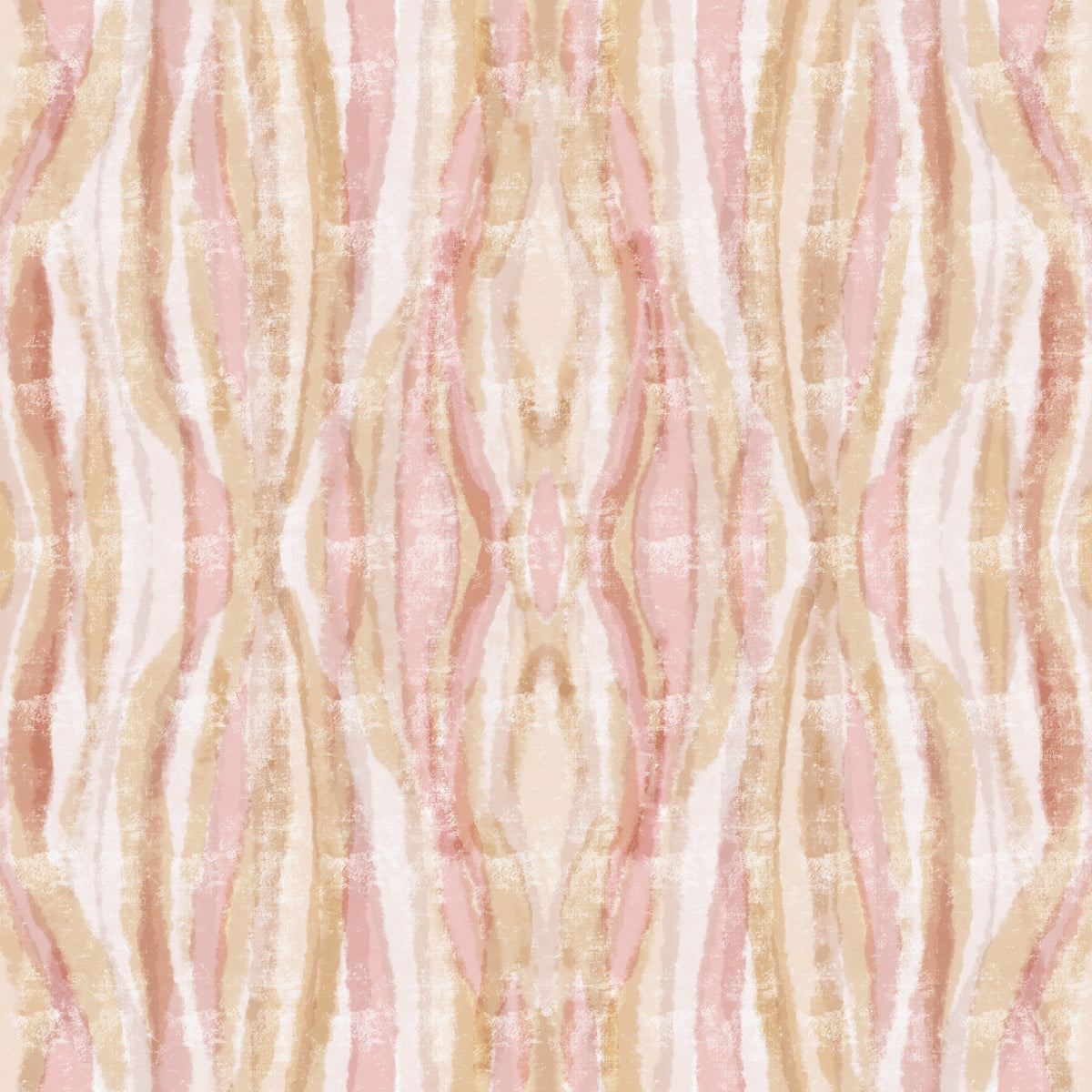 Soft Whisper Ikat Waves Tapete in your room
