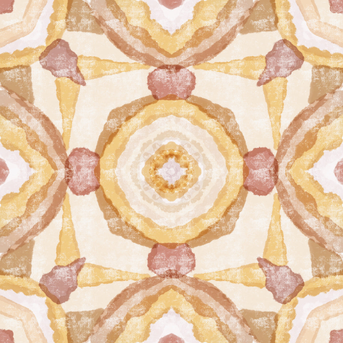 Kultainen Maa Mandala -tapetti in your room