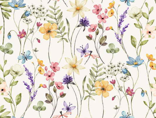 Wildflower Meadow Wallpaper⁠