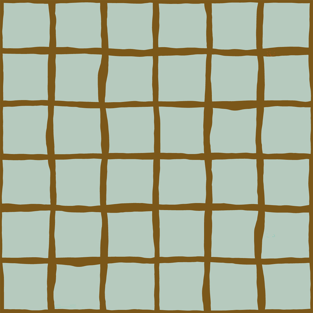 Mid Century Wavy Grid Soft Sage Wallpaper Wallpaper⁠