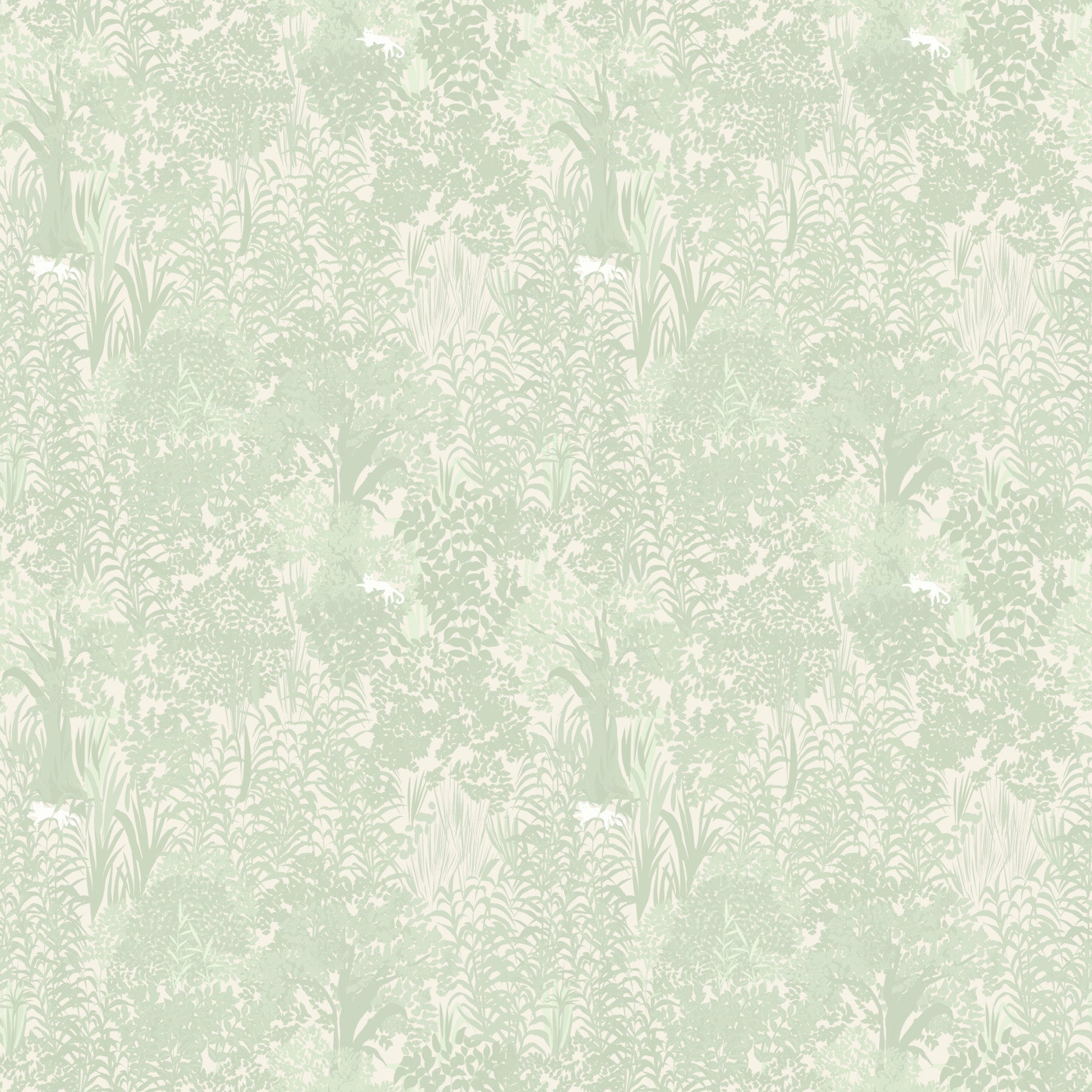 Tapeten „Sage Woodland“ und „Versteckte Wildtiere“