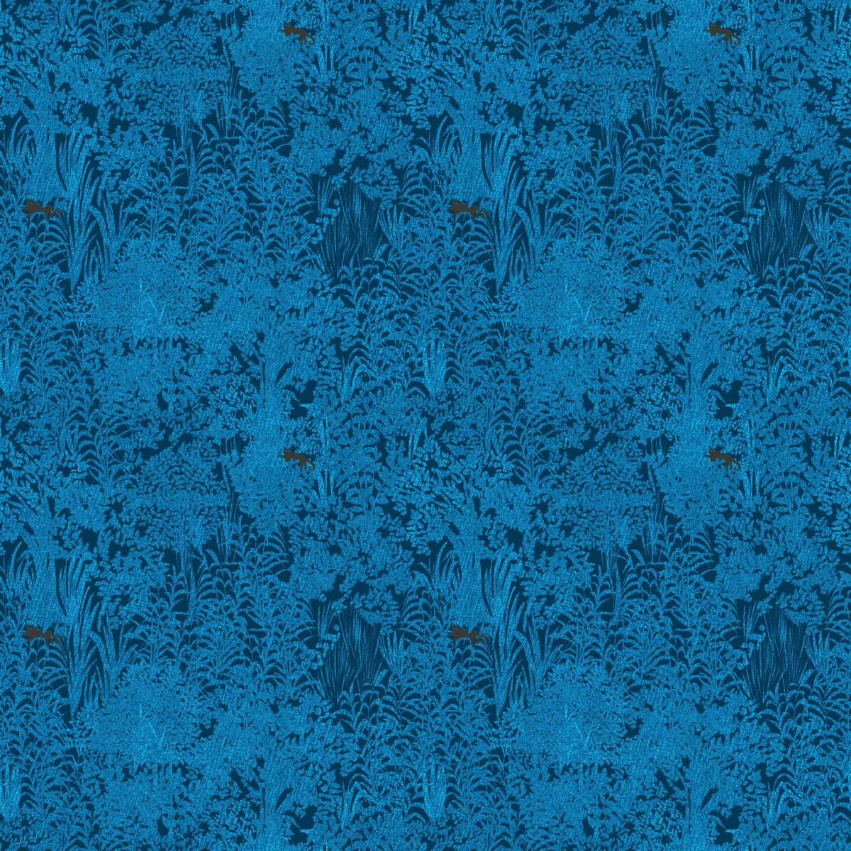 Midnight Blue Enchanted Forest Wallpaper⁠ in your room