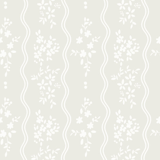 Serene Nordic Meadows Beige Tapet Tapet⁠