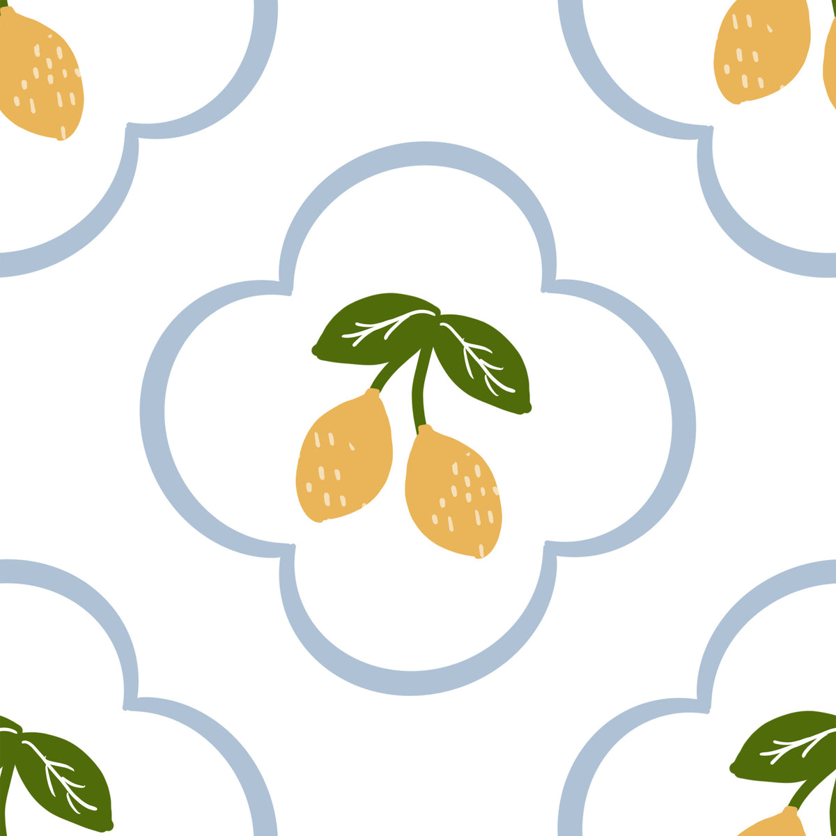 Carta da parati Limoni Freschi in your room — zoomed