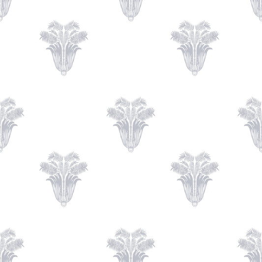 Minimalist Parisian Palm Crest Wall Decor Wallpaper⁠