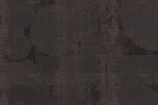 Industrial Charcoal Abstract Shapes Wallpaper Wall Mural