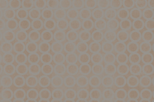 Tapeten-Wandbild mit taupefarbenen, ineinandergreifenden Ringen im geometrischen Design