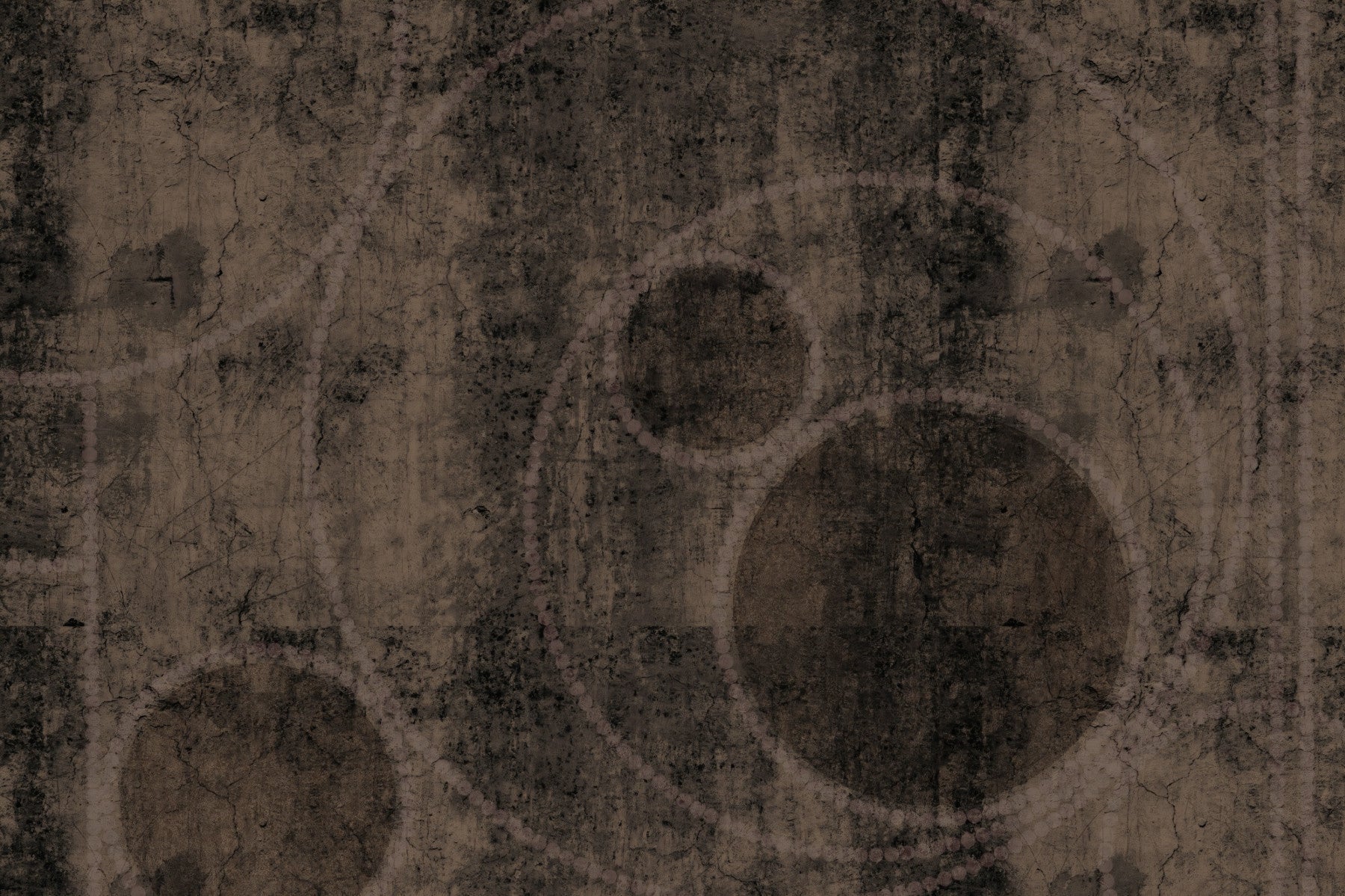 Fototapeta z efektem postarzonego węgla drzewnego i sepia na kamiennej ścianie