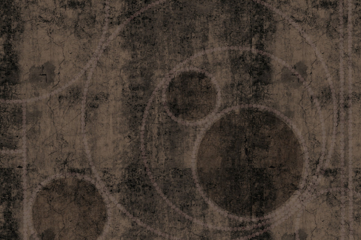 Wandbild mit verwittertem Kohle- und Sepia-Steinmuster in your room — zoomed