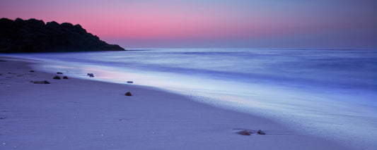 Dusk Over Serene Coastline Wall Mural
