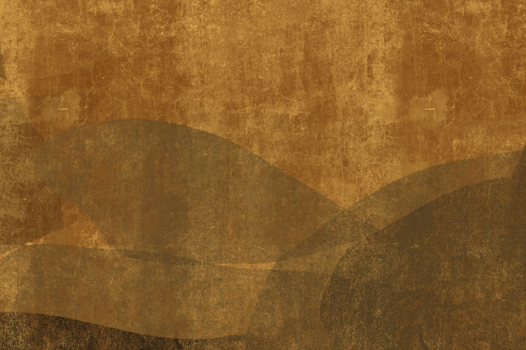 Earthy Tuscan Slopes Textured Art Wall Mural