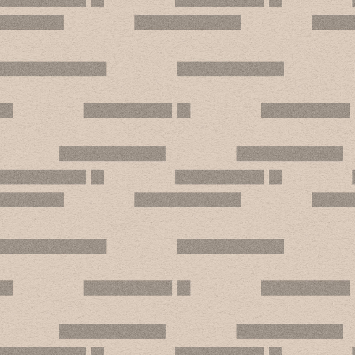 Minimalistischer Linear Rhythm in Taupe und Schiefer Tapete⁠ in your room — zoomed