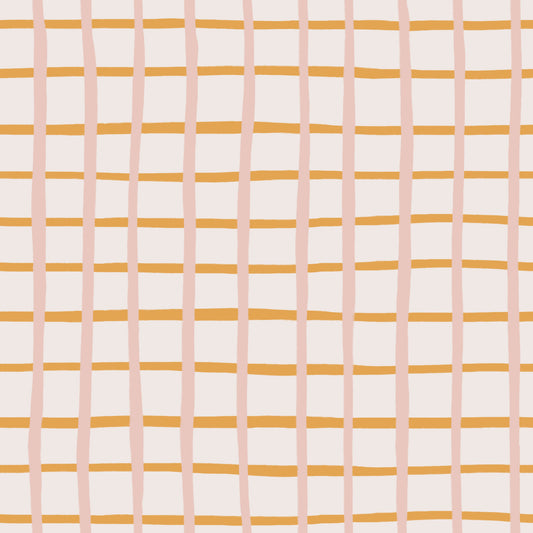 Pastell Abstrakte Skizze Geometrische Karos Tapete