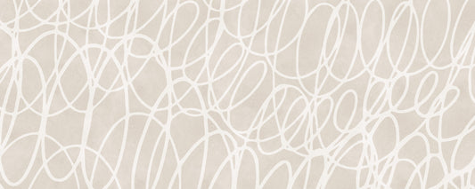 Abstract Swirl Line Art Wall Mural