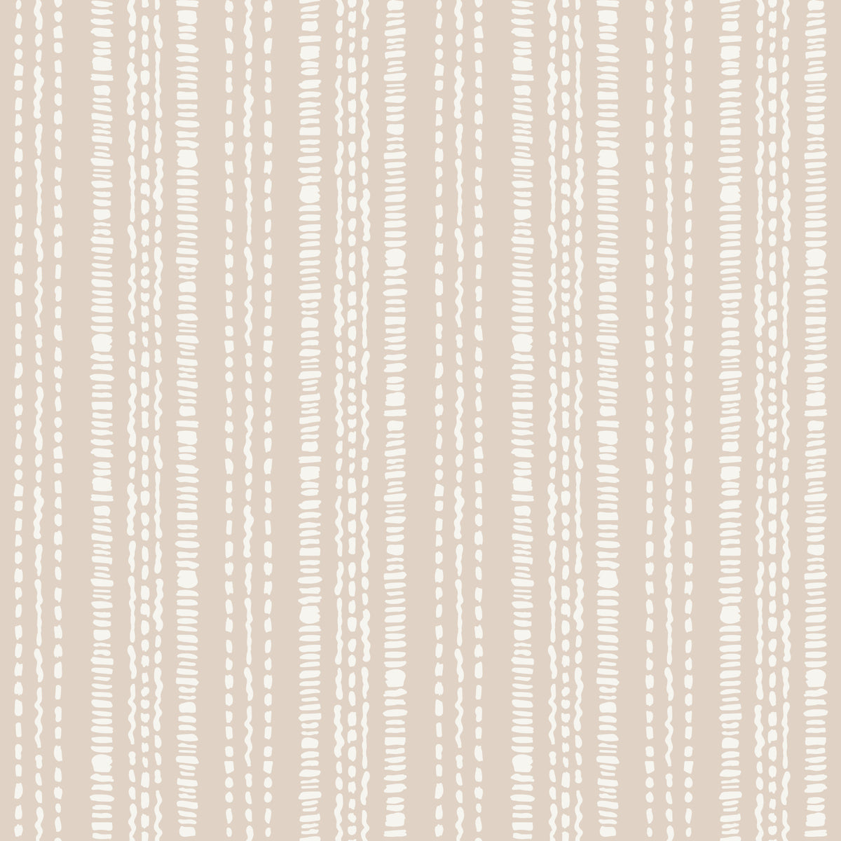 Dezaptes, cremiges Beige mit linearem Muster Tapete