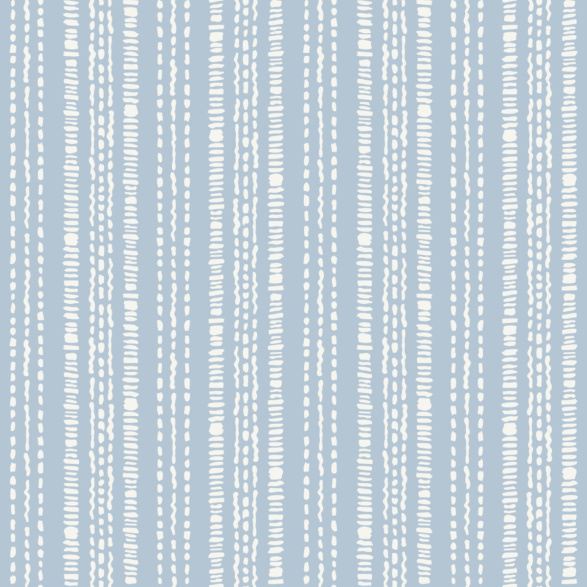 Cream and Indigo Linear Pattern Wallpaper⁠ in your room