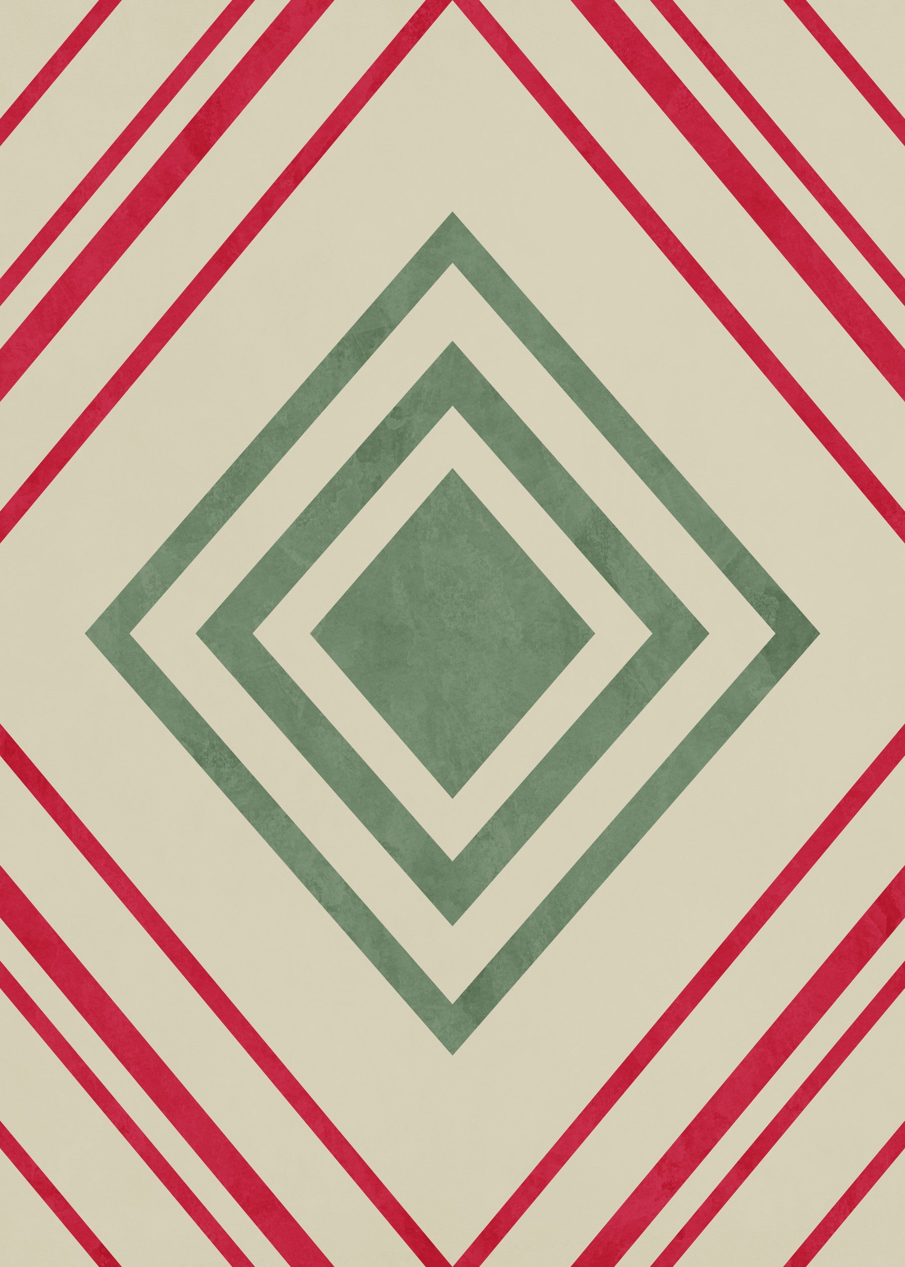 Carta da parati murale con linee geometriche a forma di diamante