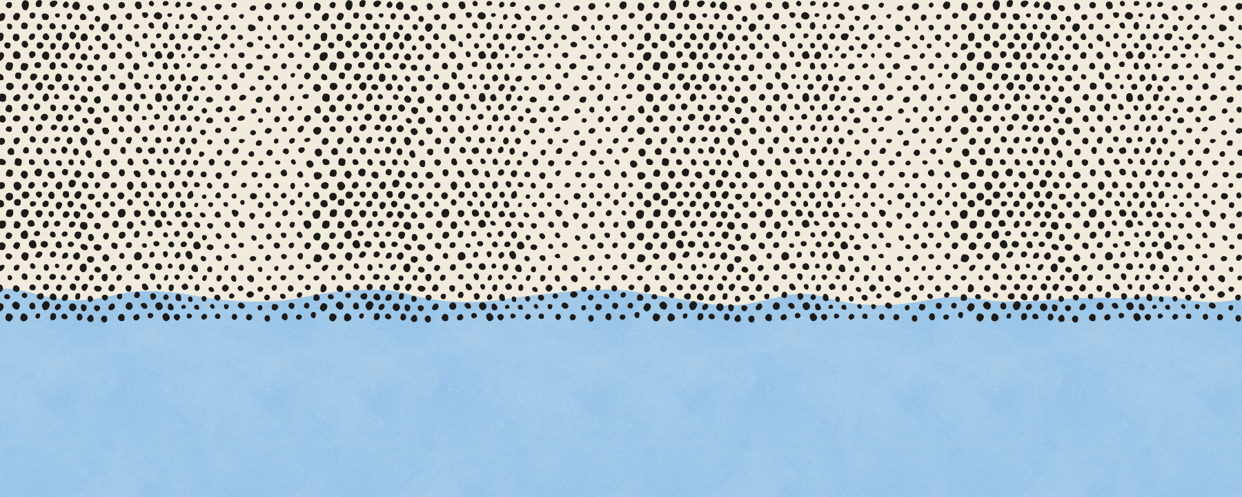 Papier peint panoramique Dotted Horizon pour mur d'accent côtier