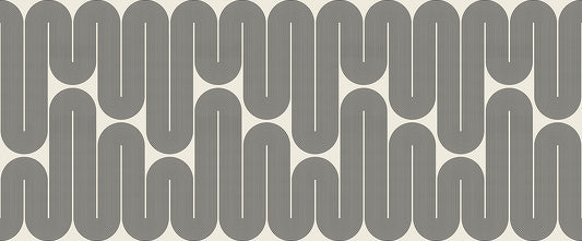 Monochromatische geometrische Wellen Wandbild