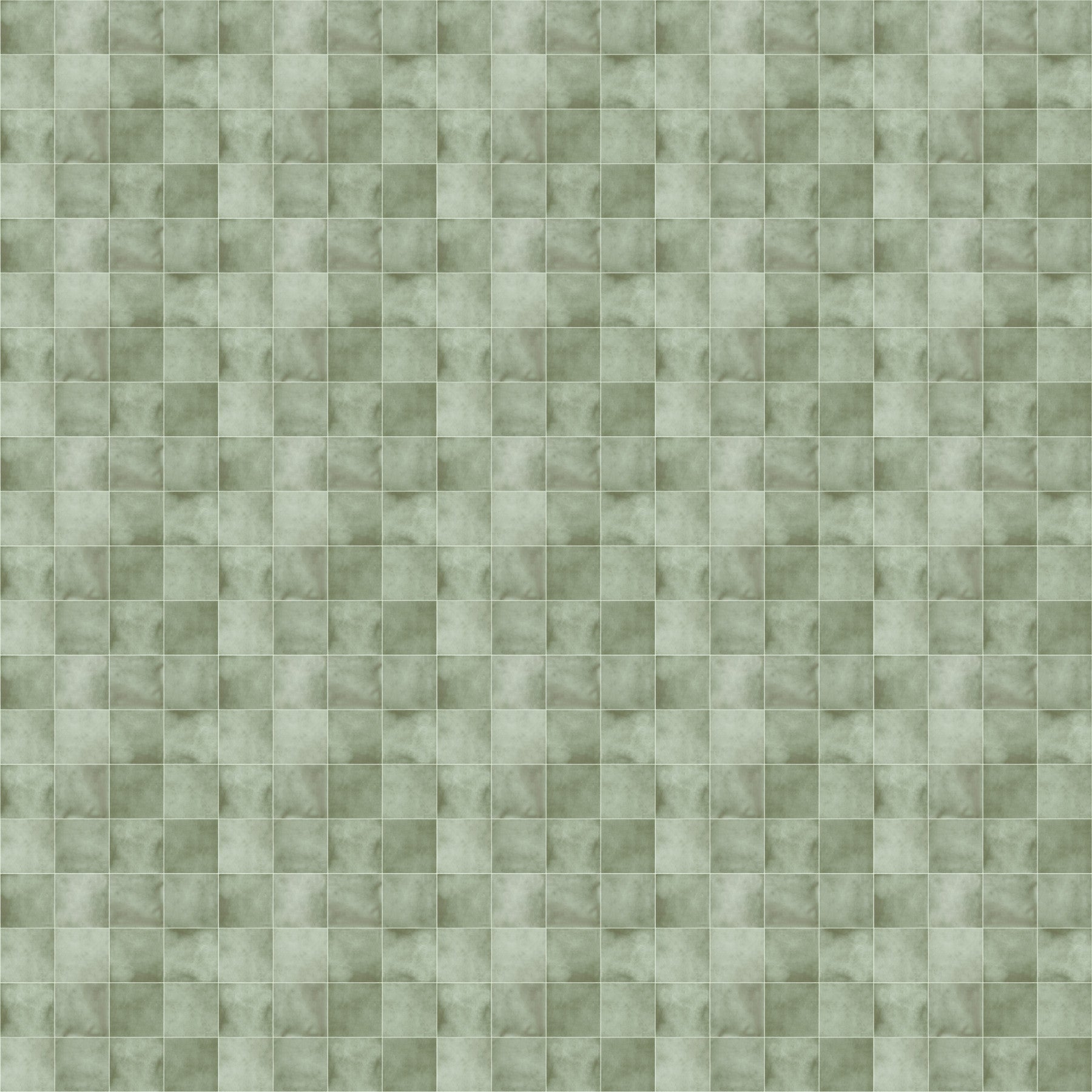 Carreaux style Zellige - Papier peint Céladon⁠
