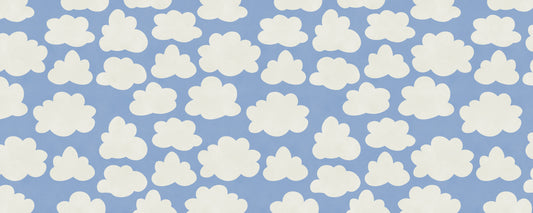 Wandbild mit verträumtem Himmel und Wolkenmuster