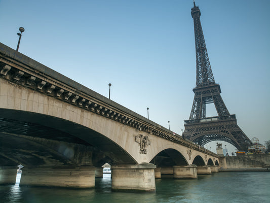 Parisian Riverside Landmark Wall Mural