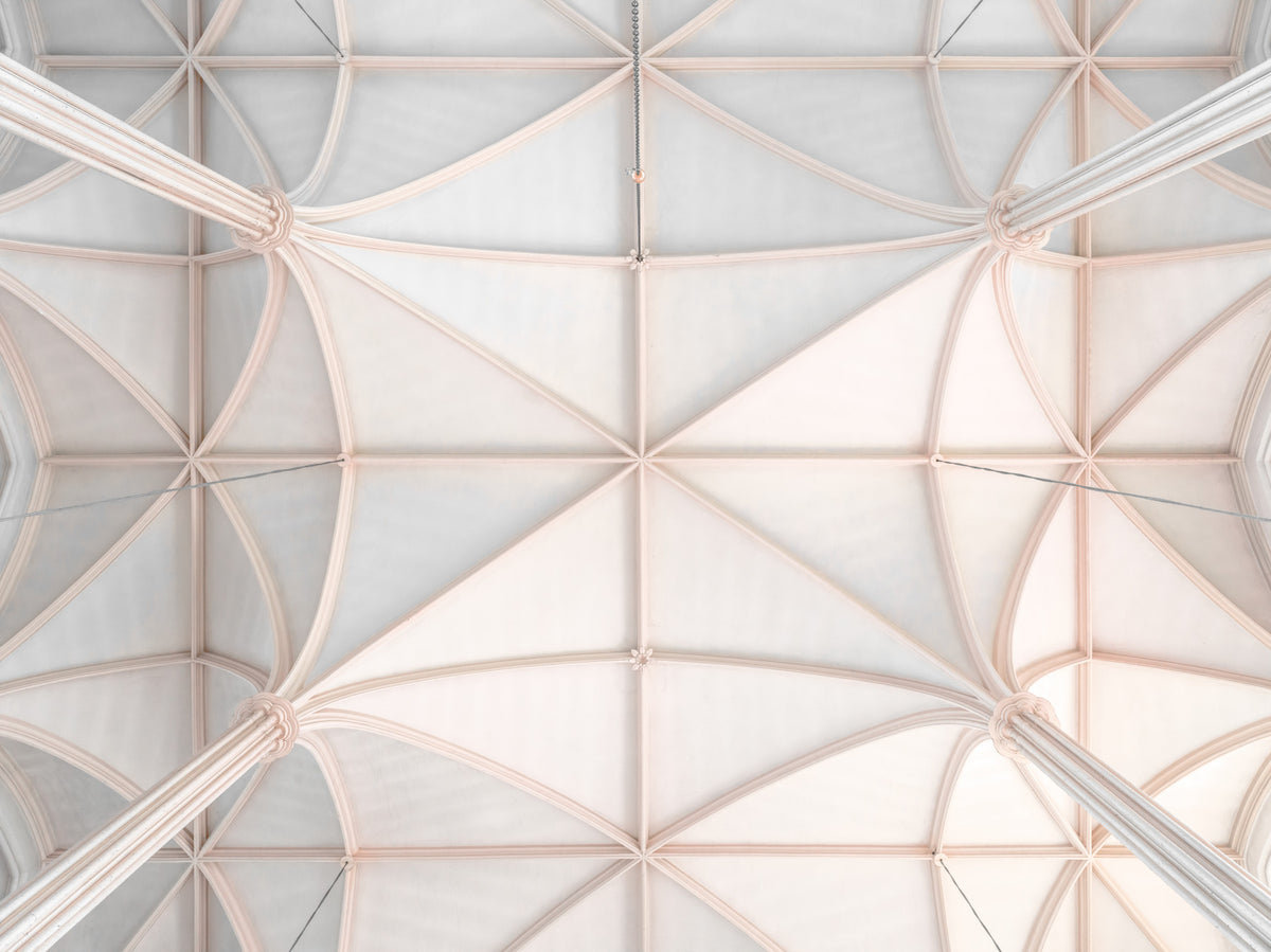 Gothic Vaulted Ceilings Wall Mural in your room