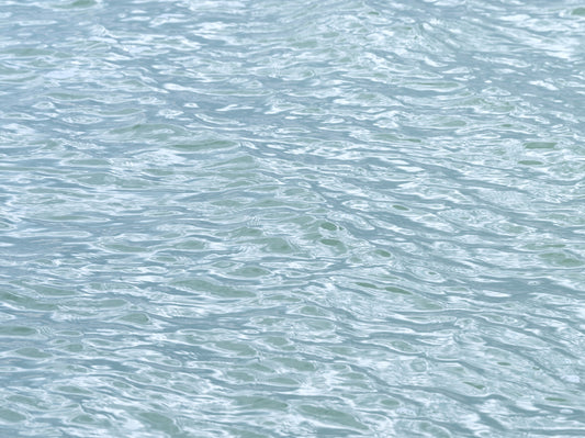 Glacial Ripples Akvatisk Overflade Vægmaleri