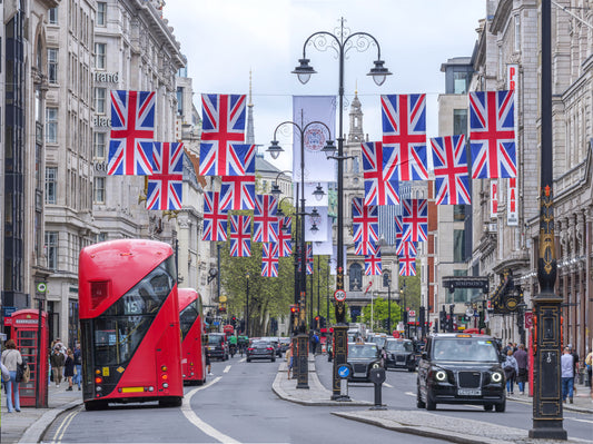 London City Streetscape Wall Mural